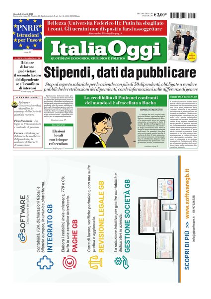 Italia oggi : quotidiano di economia finanza e politica